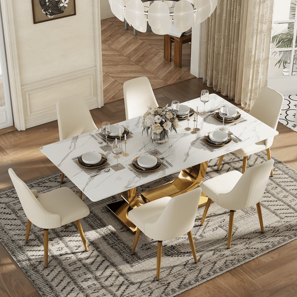 Savora Set of 2 Upholstered Dining Chairs - Exclusivia