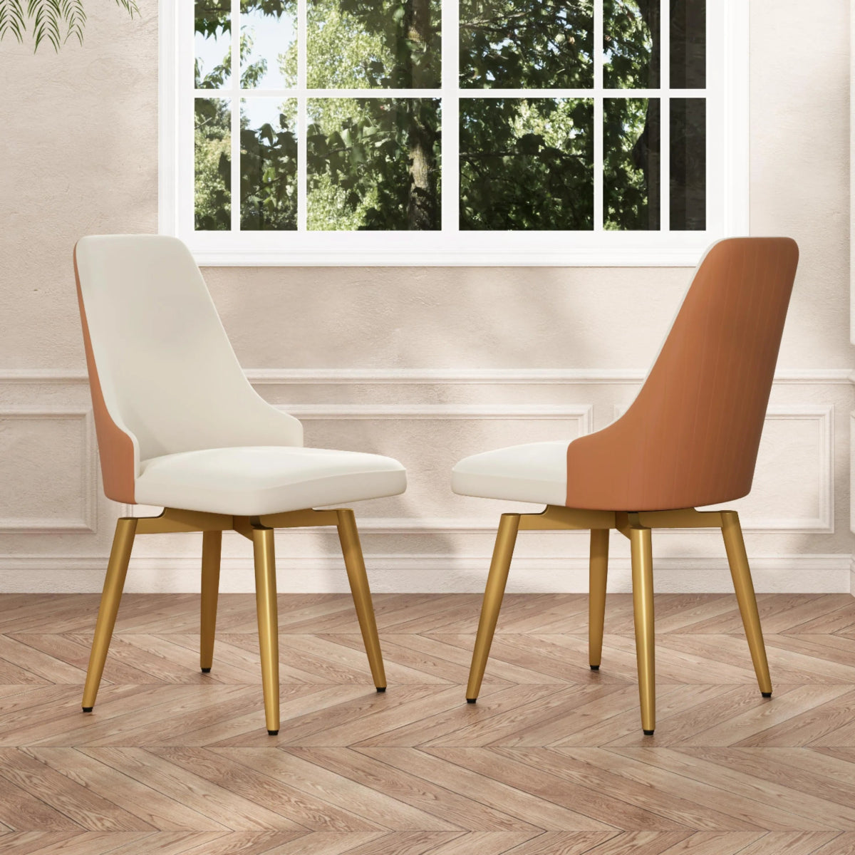 Savora Set of 2 Upholstered Dining Chairs - Exclusivia