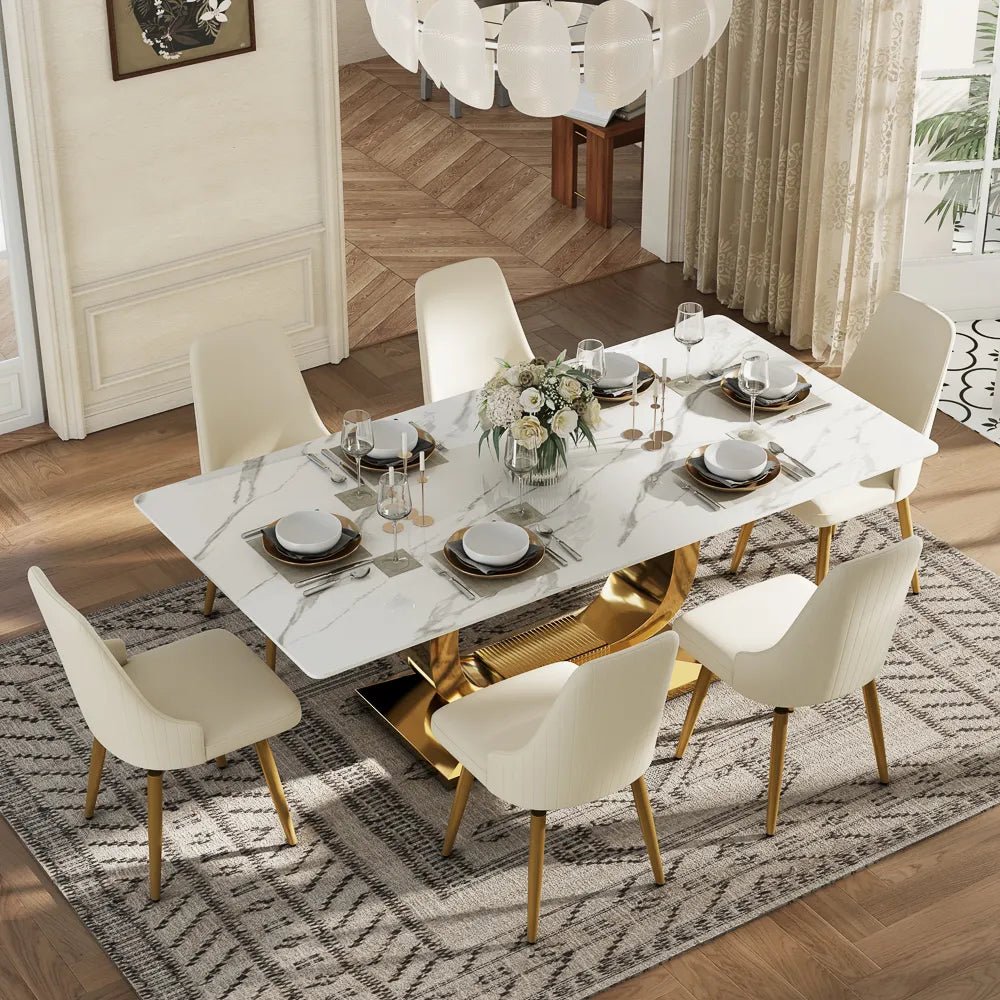 Savora Set of 2 Upholstered Dining Chairs - Exclusivia