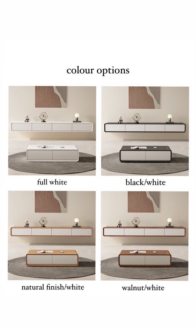 STYRNE Modern Floating TV Console