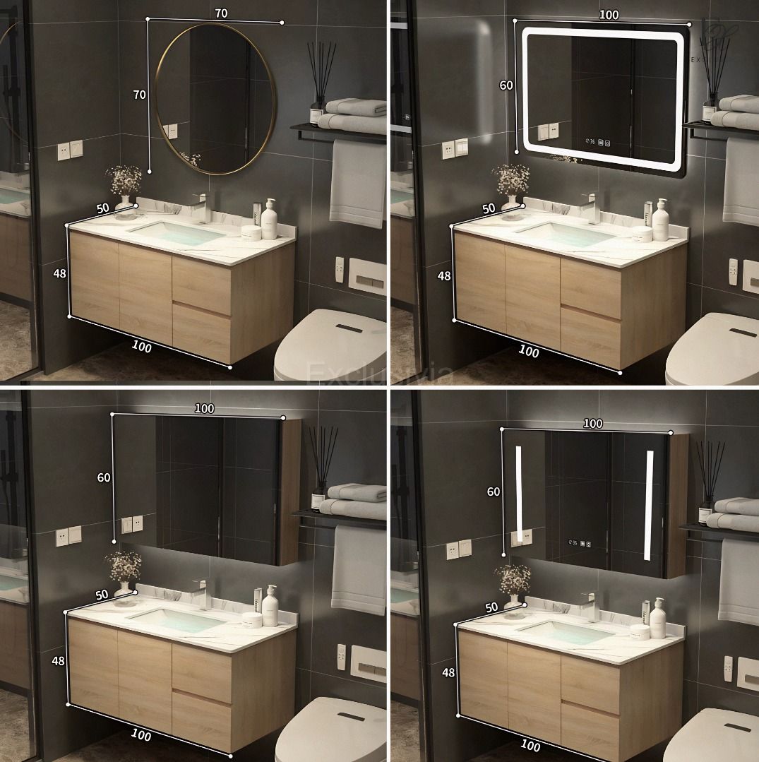 SEN Toilet Vanity Cabinet Basin Bathroom - Exclusivia