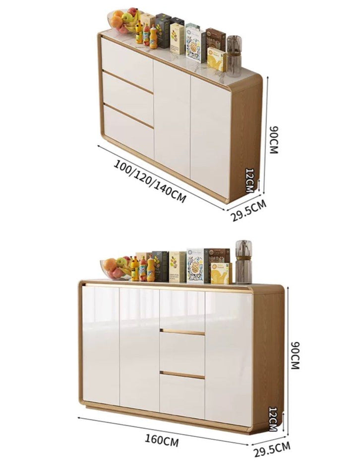 Seraphina Modern Sintered Stone Sideboard - Exclusivia