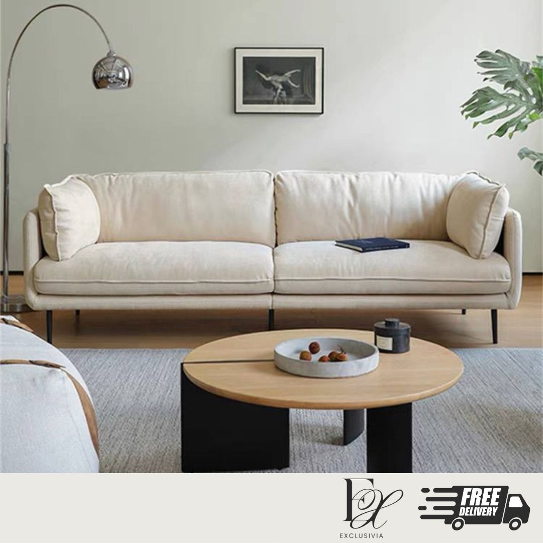 SERENE Modern Fabric Sofa - Exclusivia