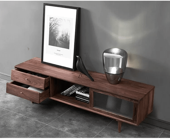 Serene Rustic TV Console - Exclusivia