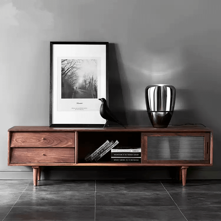 Serene Rustic TV Console - Exclusivia
