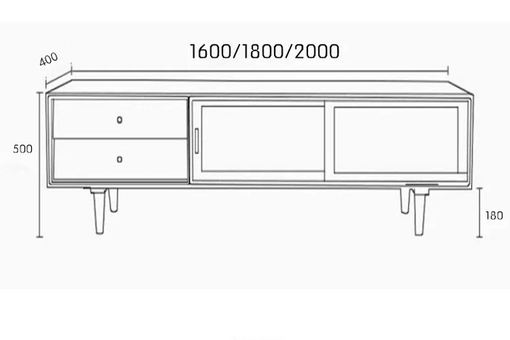 Serene Rustic TV Console - Exclusivia