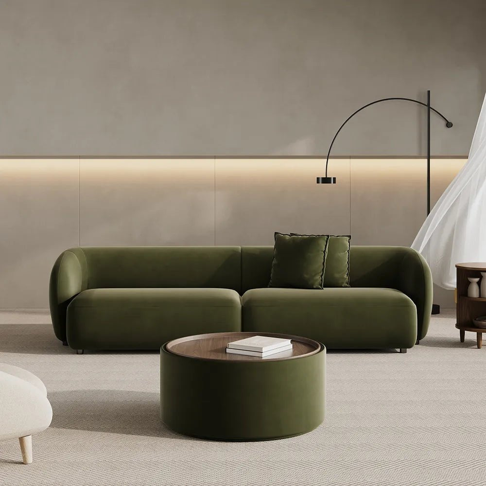 Serenlo Curved Modular Deep Seat Sofa - Exclusivia