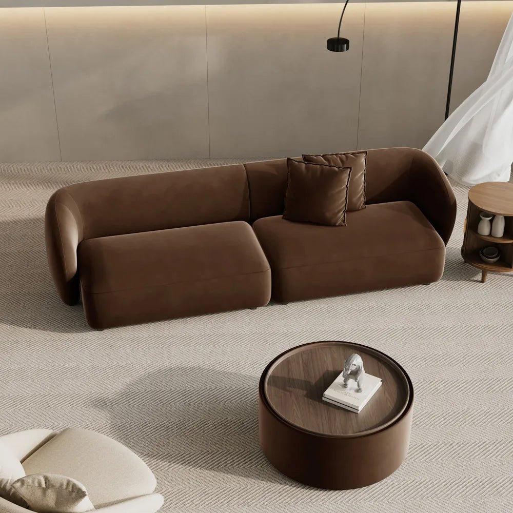 Serenlo Curved Modular Deep Seat Sofa - Exclusivia