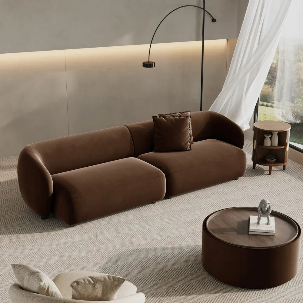 Serenlo Curved Modular Deep Seat Sofa - Exclusivia
