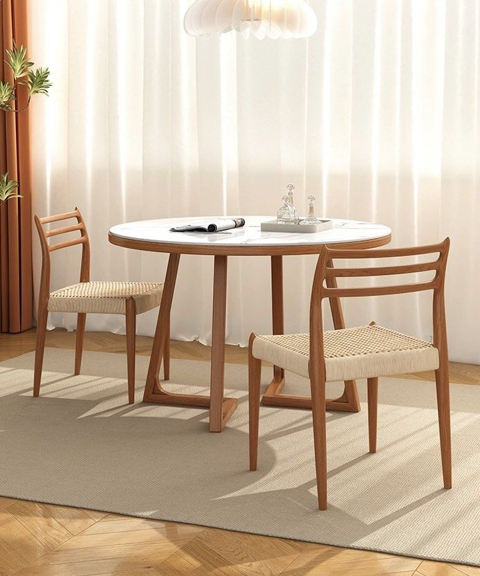 BROVEN Modern Solid Wood Dining Table