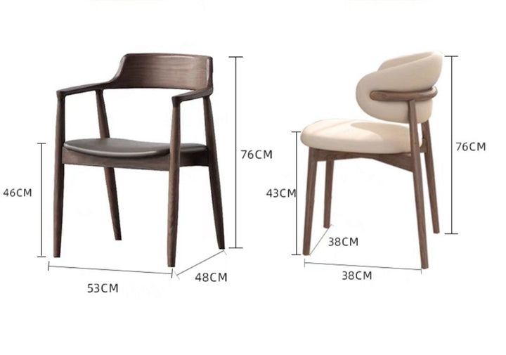 BROVEN Modern Solid Wood Dining Table