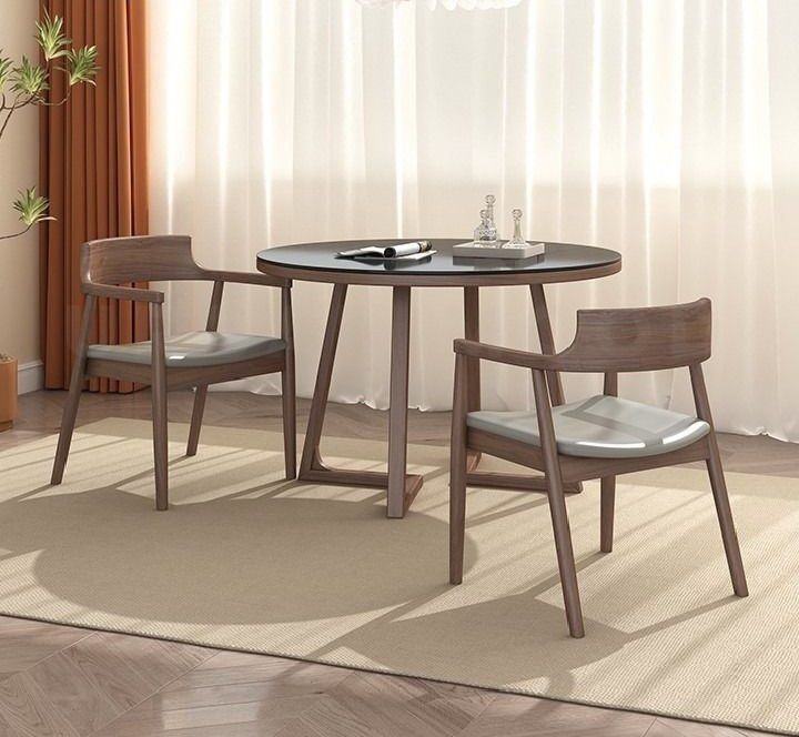 BROVEN Modern Solid Wood Dining Table