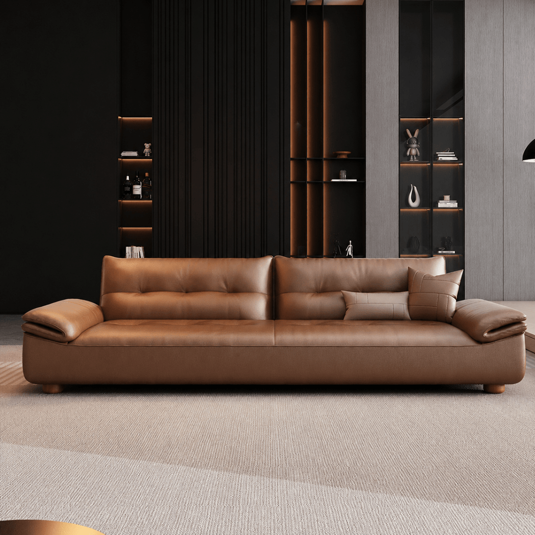 Silas Modern Leathaire Sofa - Exclusivia