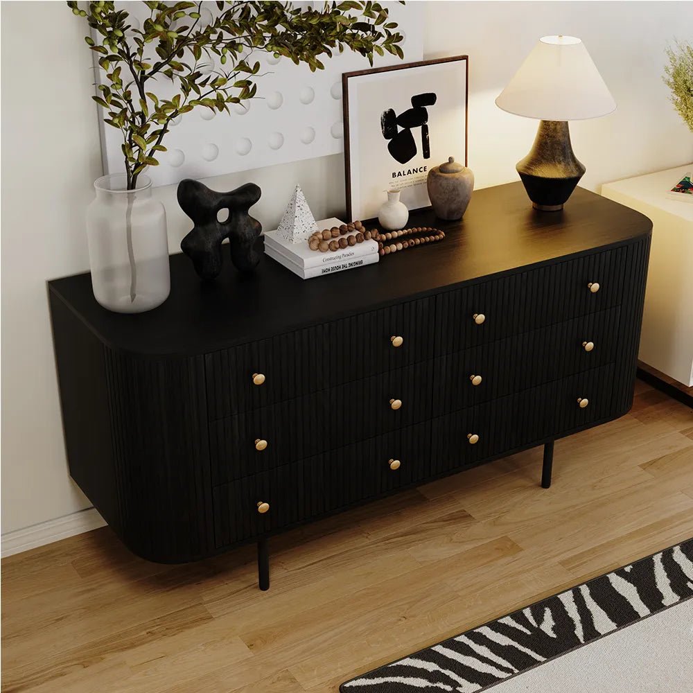 Silva 150 cm Modern 6 - Drawer Dresser - Exclusivia