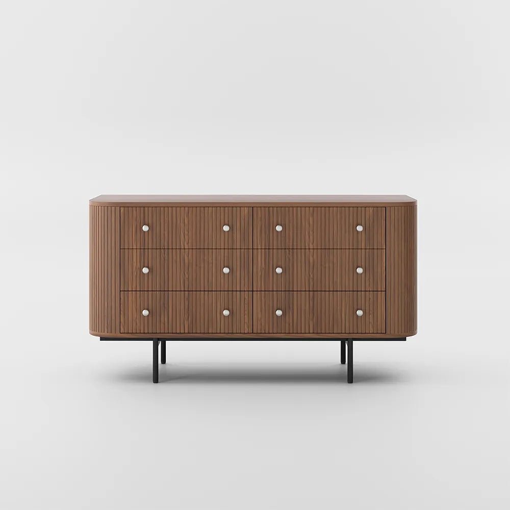 Silva 150 cm Modern 6 - Drawer Dresser - Exclusivia