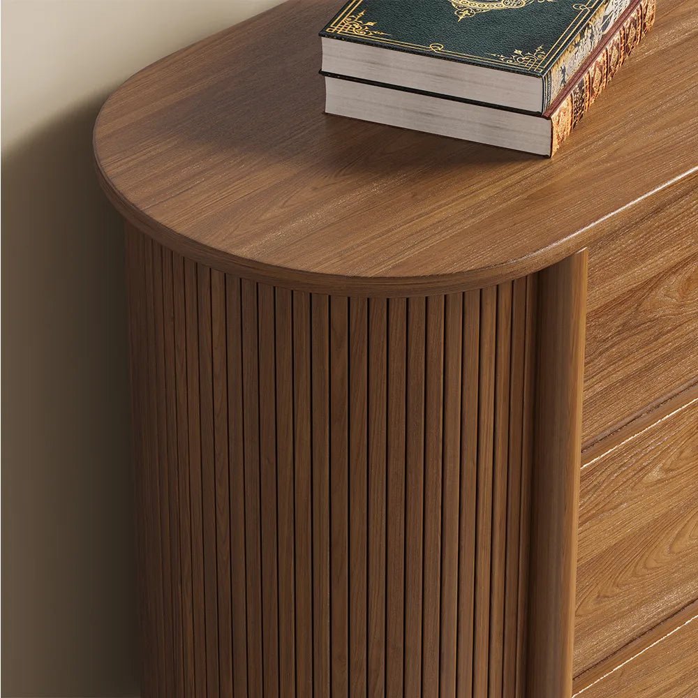 Silva 155 cm Mid - Century 6 - Drawer Dresser - Exclusivia