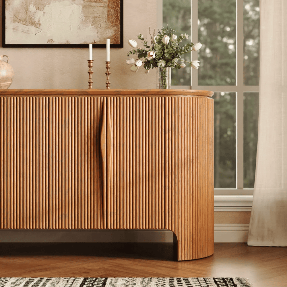 Silva Fluted Cabinet 160 cm - Exclusivia