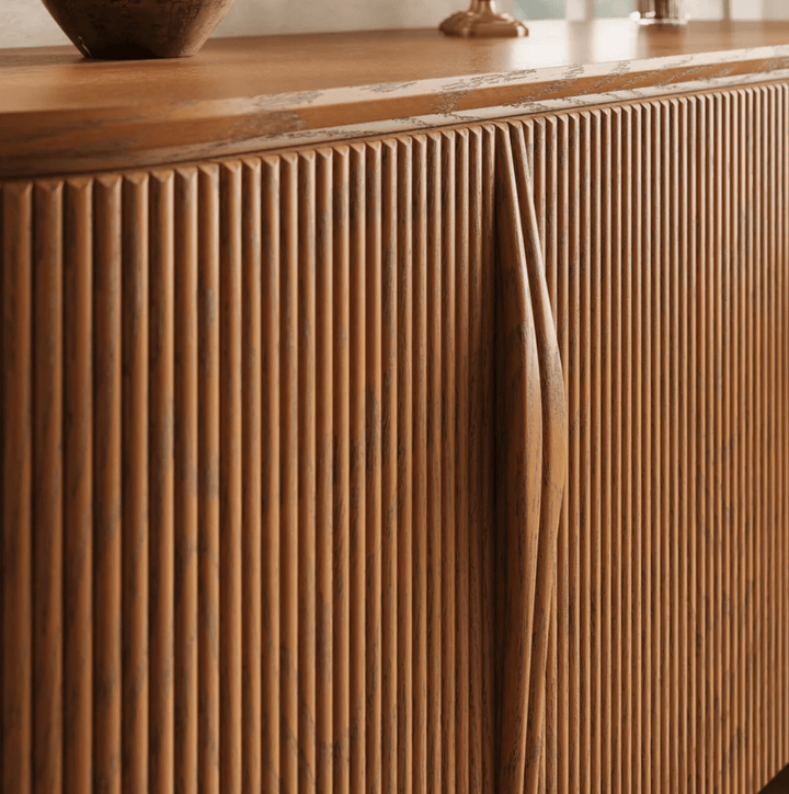 Silva Fluted Cabinet 160 cm - Exclusivia