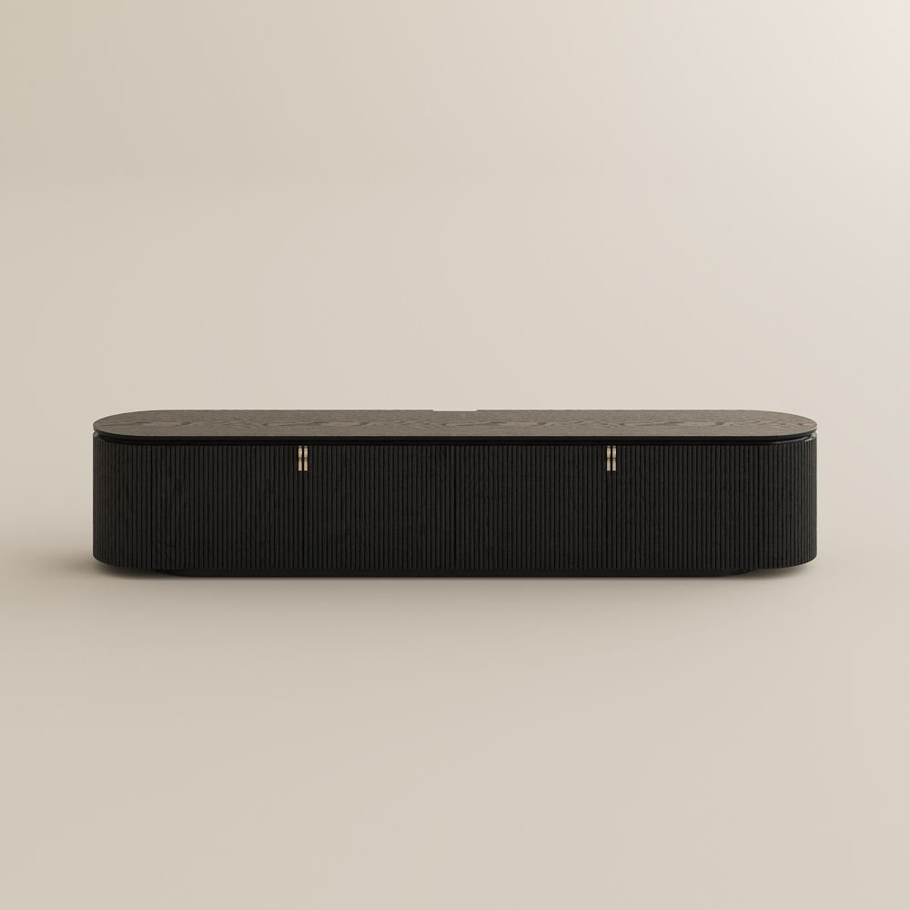 Silva Fluted Media Console - Exclusivia