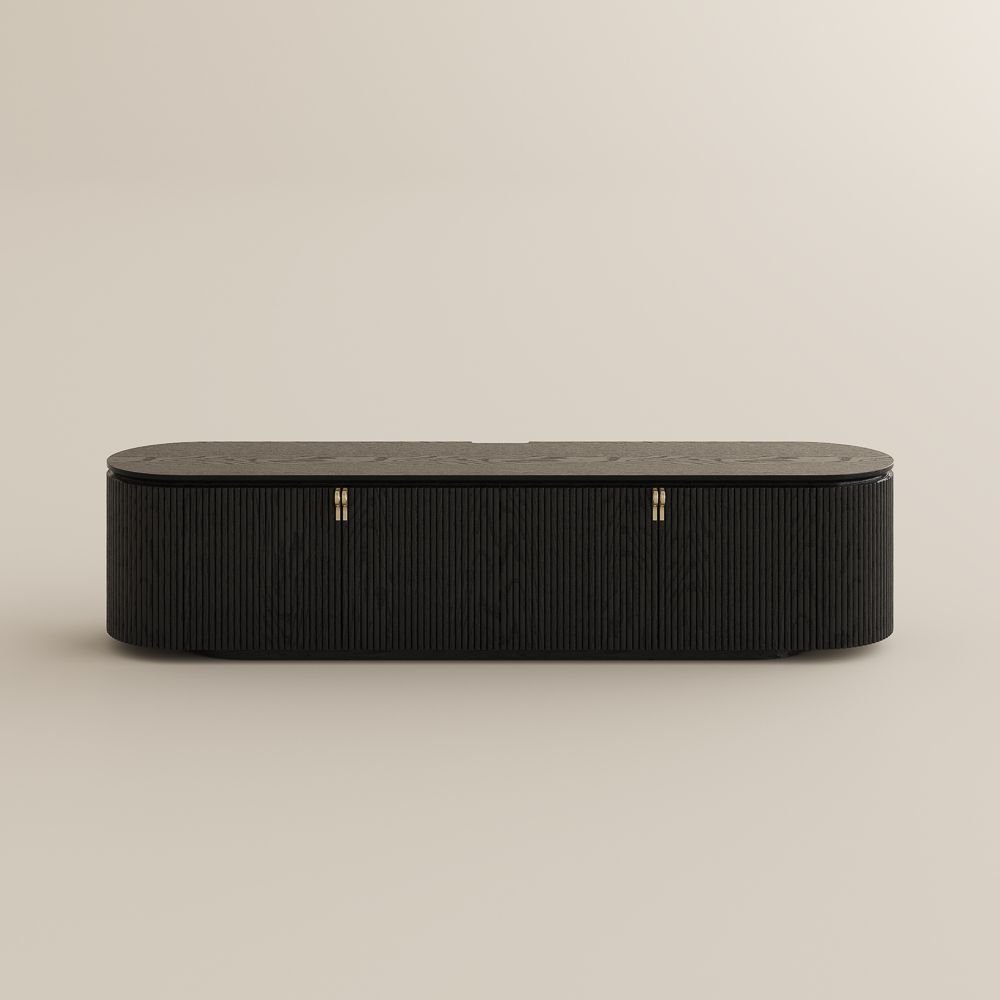 Silva Fluted Media Console - Exclusivia