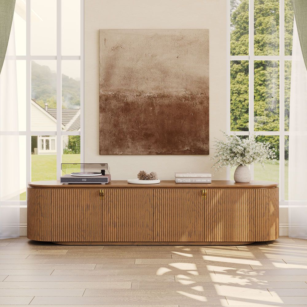 Silva Fluted Media Console - Exclusivia