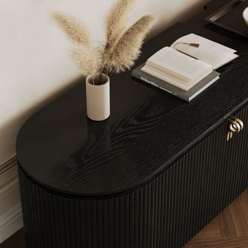 Silva Fluted Media Console - Exclusivia