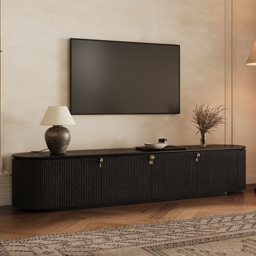 Silva Fluted Media Console - Exclusivia