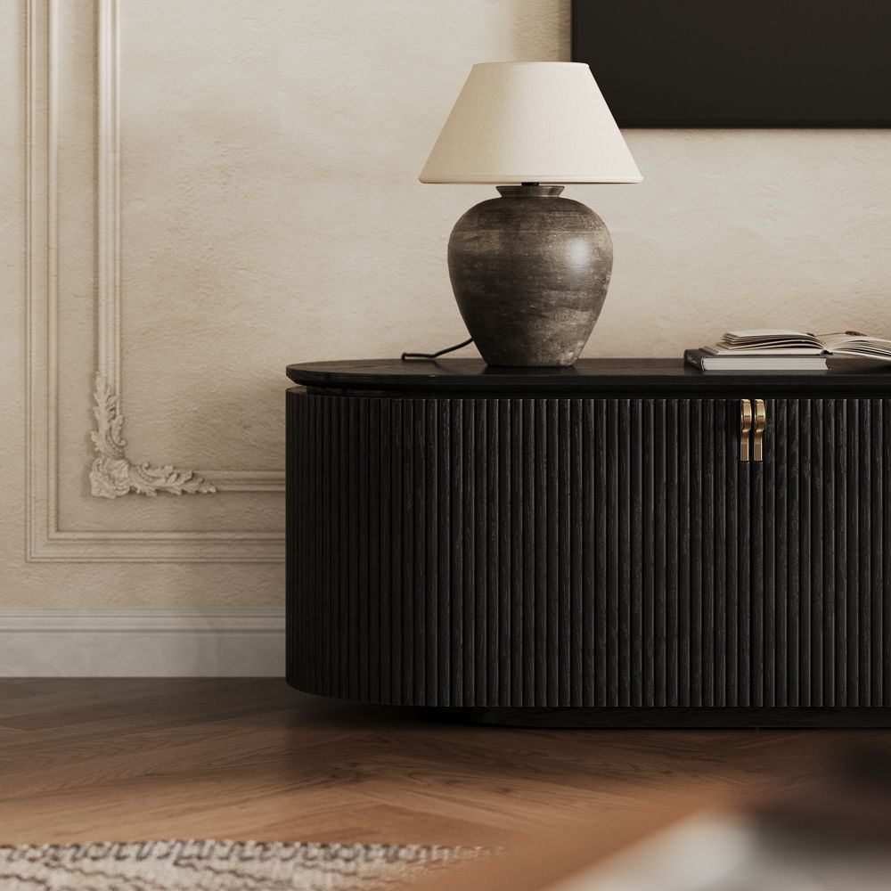 Silva Fluted Media Console - Exclusivia