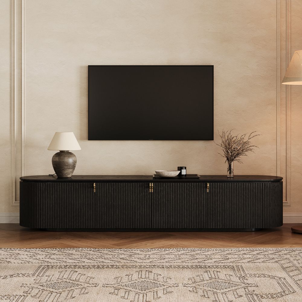 Silva Fluted Media Console - Exclusivia