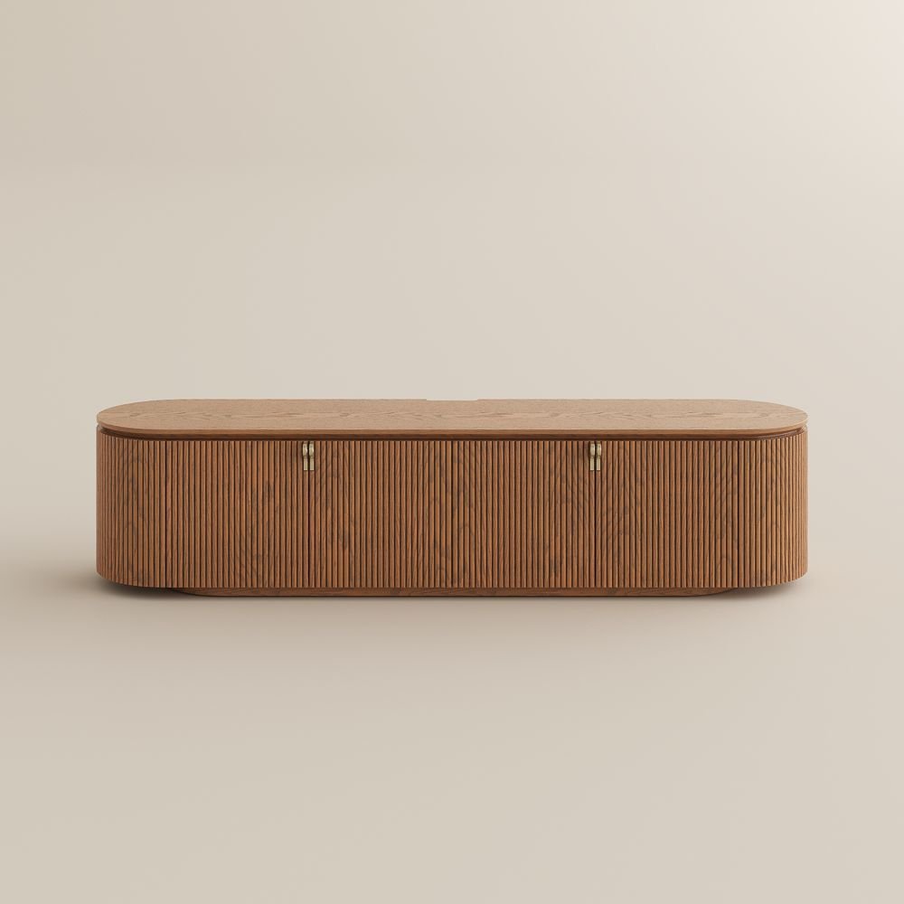 Silva Fluted Media Console - Exclusivia