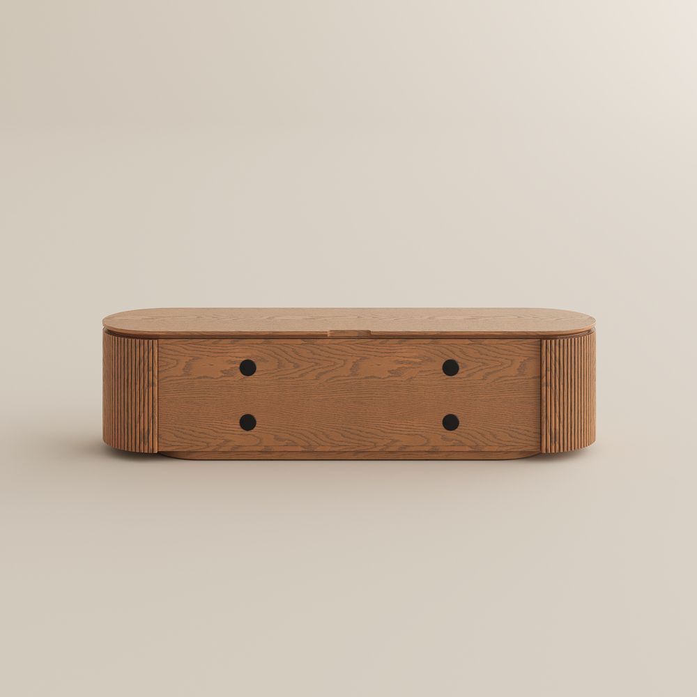 Silva Fluted Media Console - Exclusivia