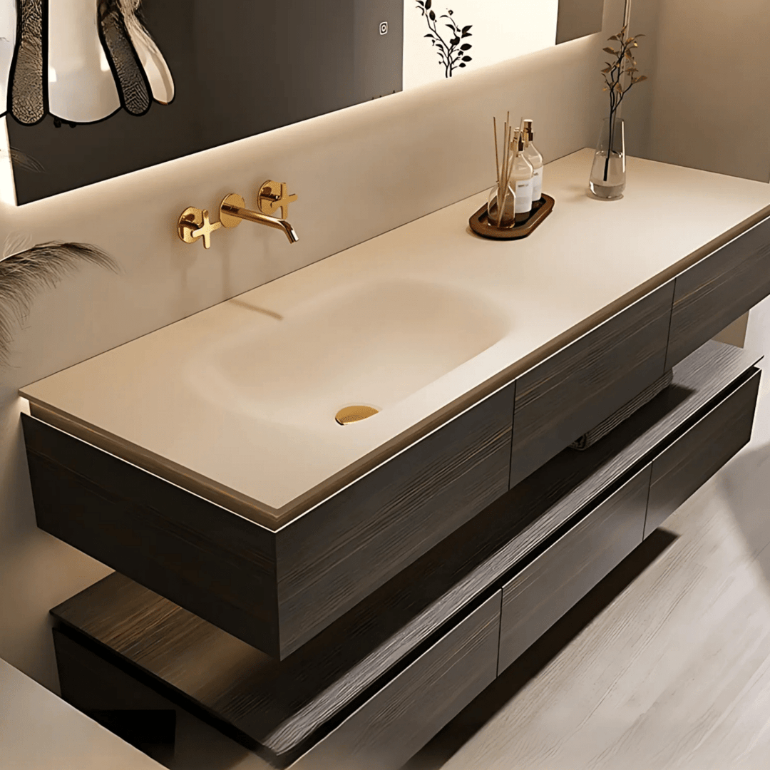 Slate Modern Sintered Stone Vanity Sink - Exclusivia