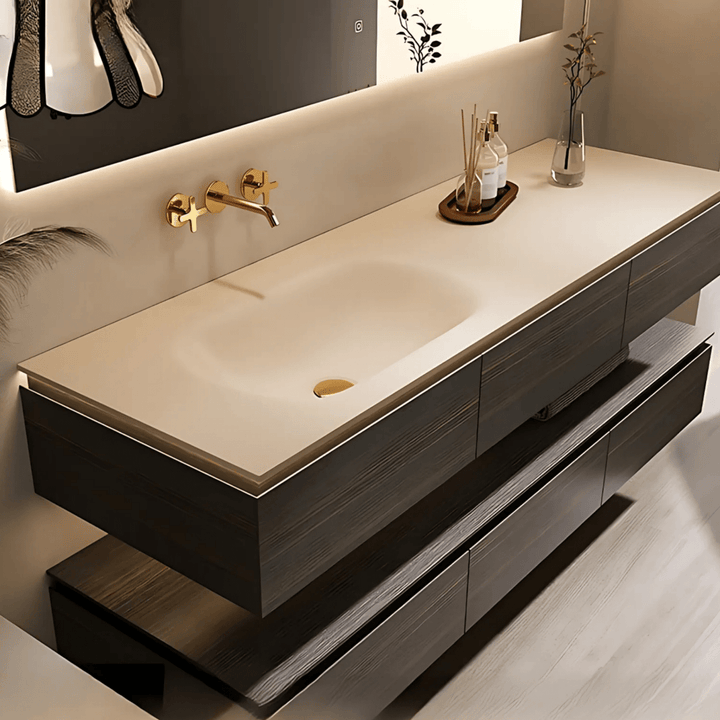 Slate Modern Sintered Stone Vanity Sink - Exclusivia