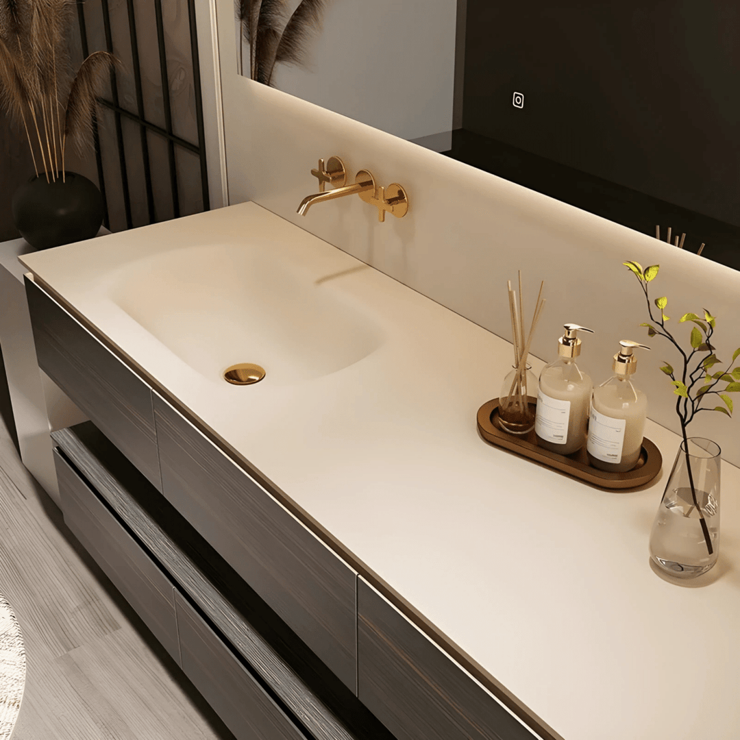 Slate Modern Sintered Stone Vanity Sink - Exclusivia