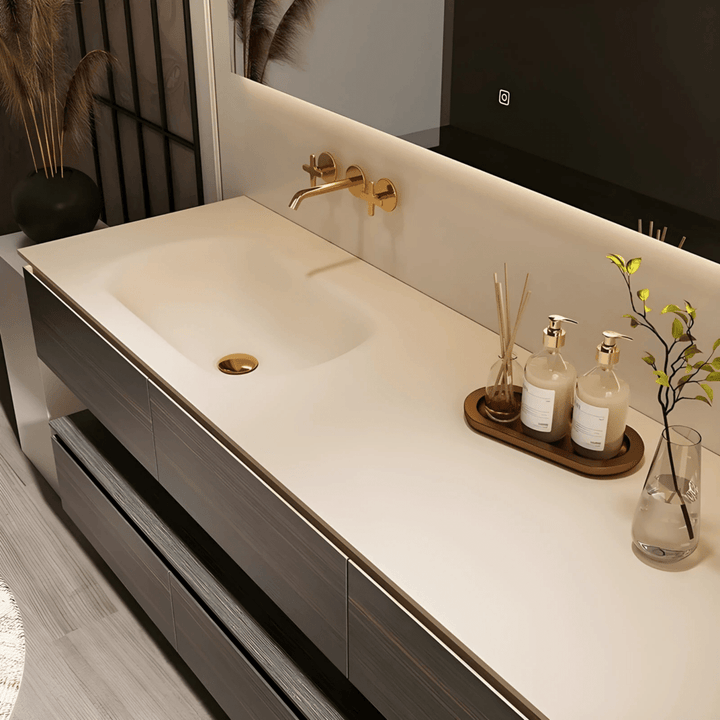 Slate Modern Sintered Stone Vanity Sink - Exclusivia
