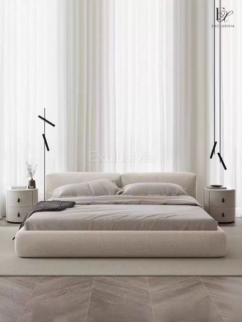 SOFFY Modern Fabric Bedframe - Exclusivia