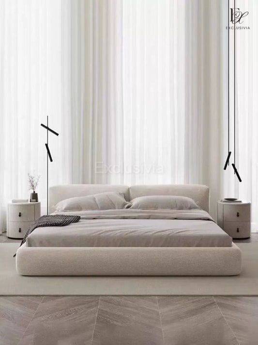 SOFFY Modern Fabric Bedframe - Exclusivia