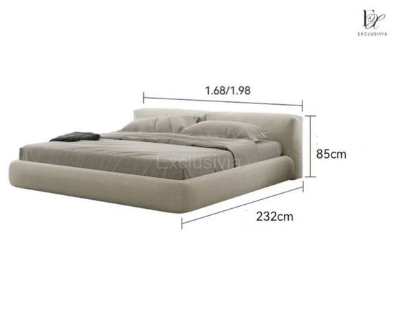 SOFFY Modern Fabric Bedframe - Exclusivia