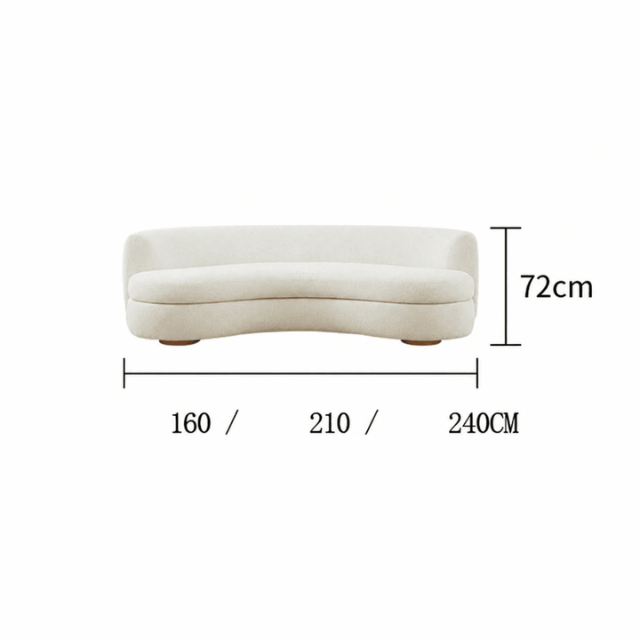 Sofia Boucle Lounge Sofa - Exclusivia