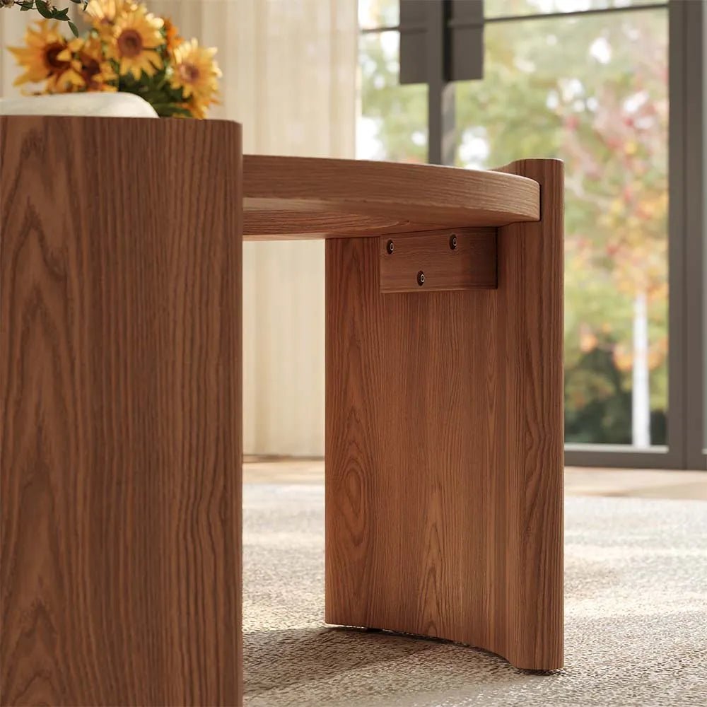 Solara 100 cm Round Matte Coffee Table - Exclusivia