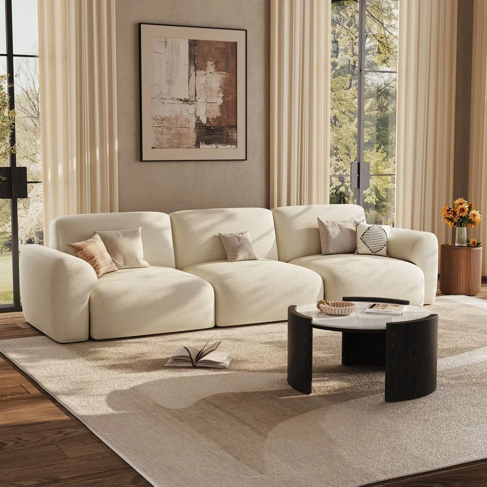 Solara 100 cm Round Matte Coffee Table - Exclusivia