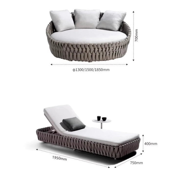SOLARA Woven Outdoor Daybed - Exclusivia