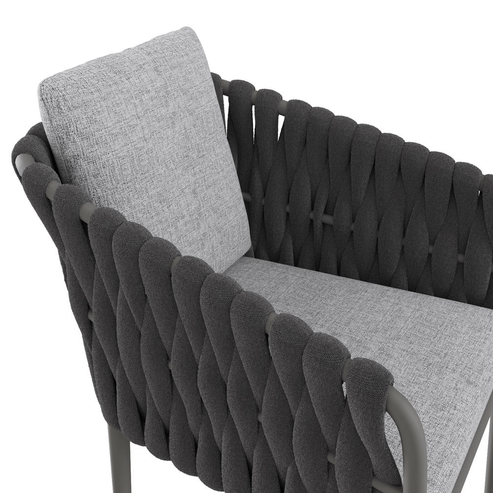 Solaro 60 cm Outdoor Wicker Chair — Set of 2 - Exclusivia