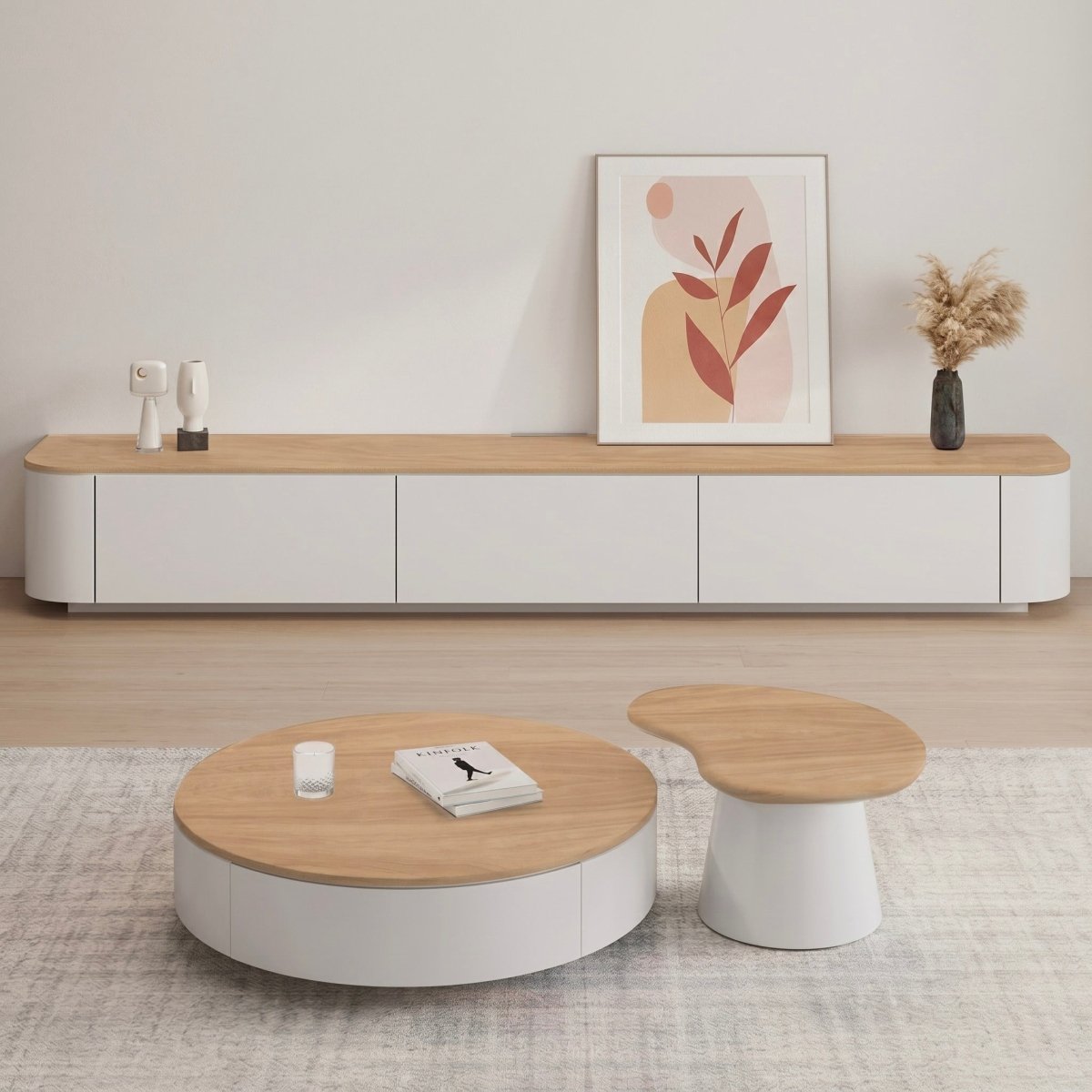 Solas Japandi TV Console – Exclusivia