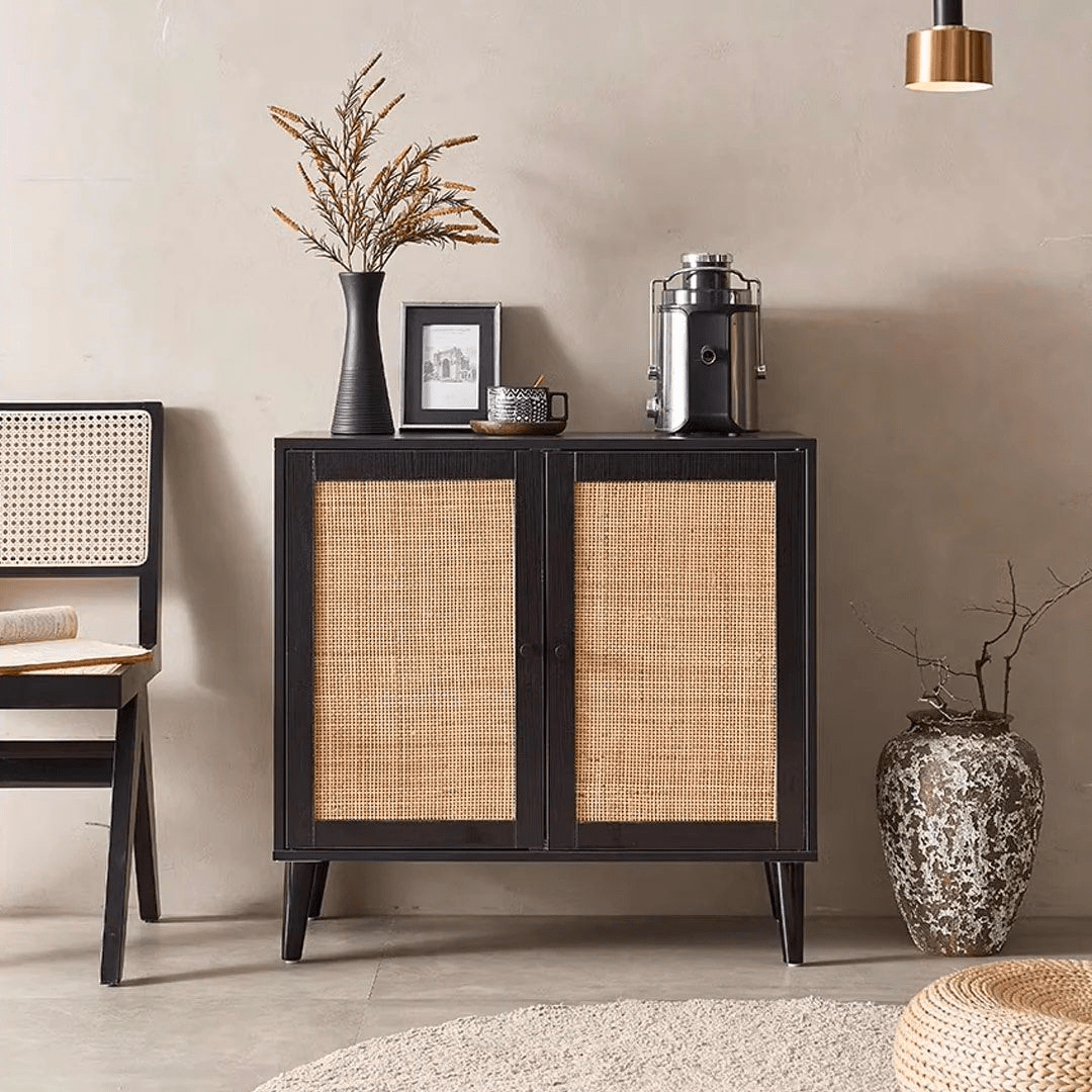 Soleil Rattan Sideboard Cabinet - Exclusivia