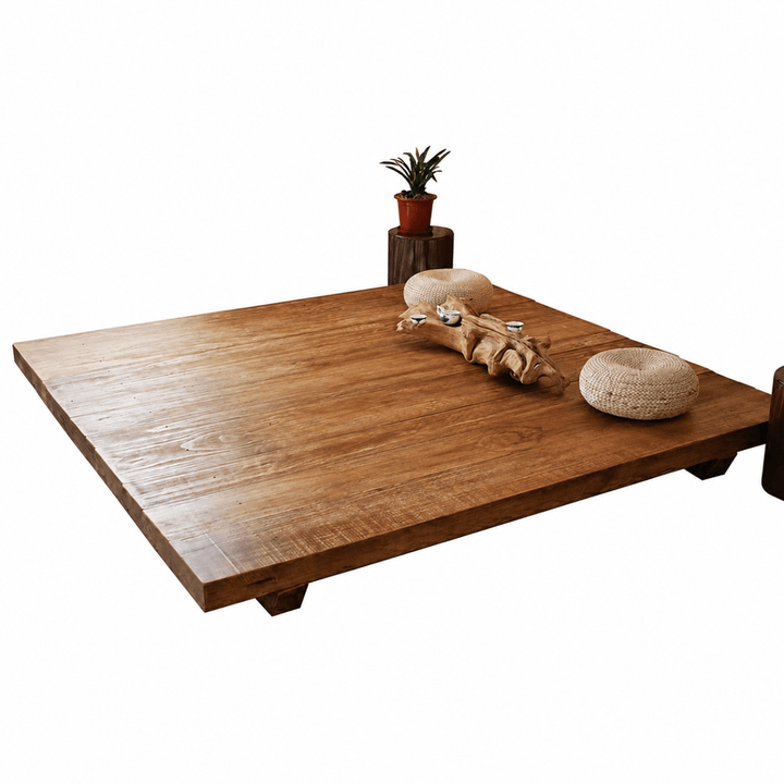 Solen Minimalist Solid Wood Platform Bedframe - Exclusivia