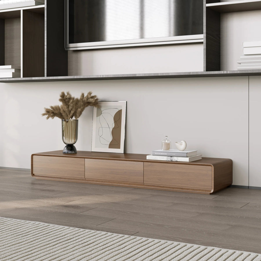 Sollin 160 cm Modern Wood TV Stand - Exclusivia