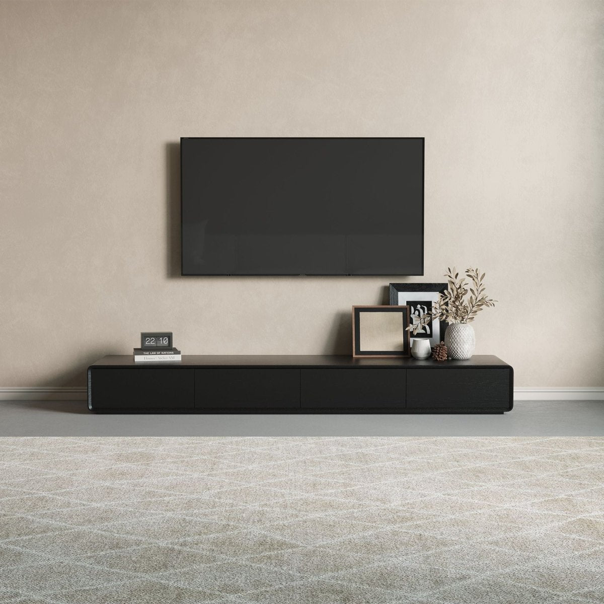 Sollin Modern Wood TV Stand - Exclusivia