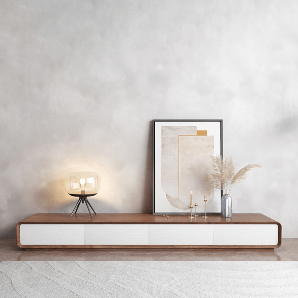 Sollin Modern Wood TV Stand - Exclusivia