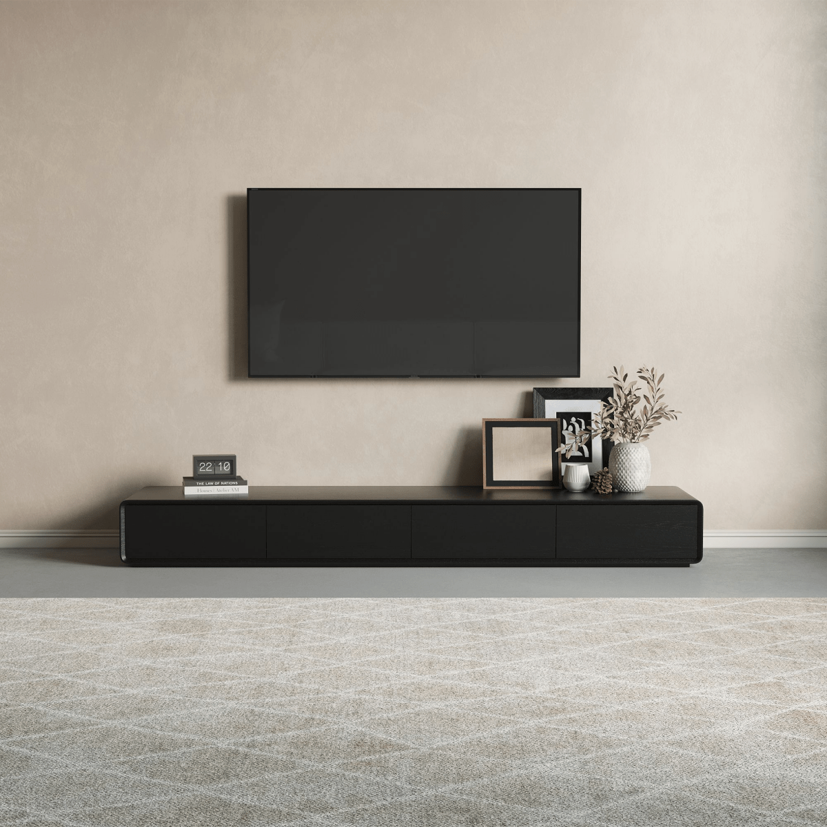 Sollin Modern Wood TV Stand - Exclusivia